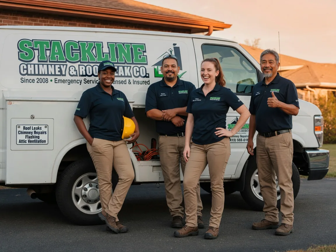 Chimney flashing repair company in Burnsville, NC